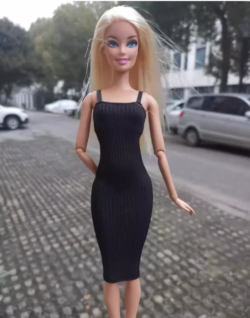 New style Toy accessories pink pretty dress clothes for 1/6 Scale BB FR Dolls