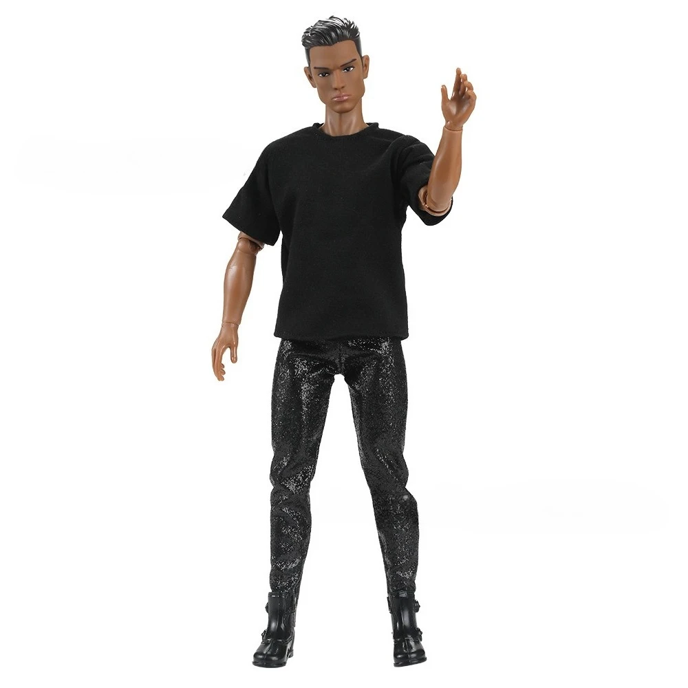33cm Height Doll Full Set Male Doll with Clothes Suit Dress Up Toy