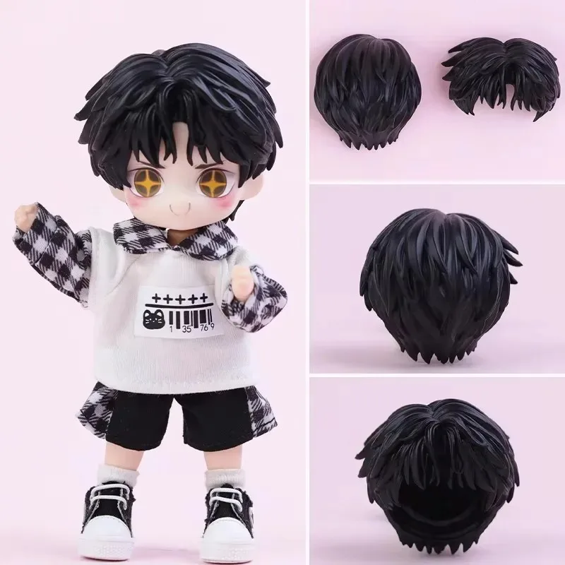 OB11 GSC Doll Hair Replacement Head Shell Hairstyle Japanese and Korean Hair Color Parts for Obitsu11 1/12 BJD Doll Accessories