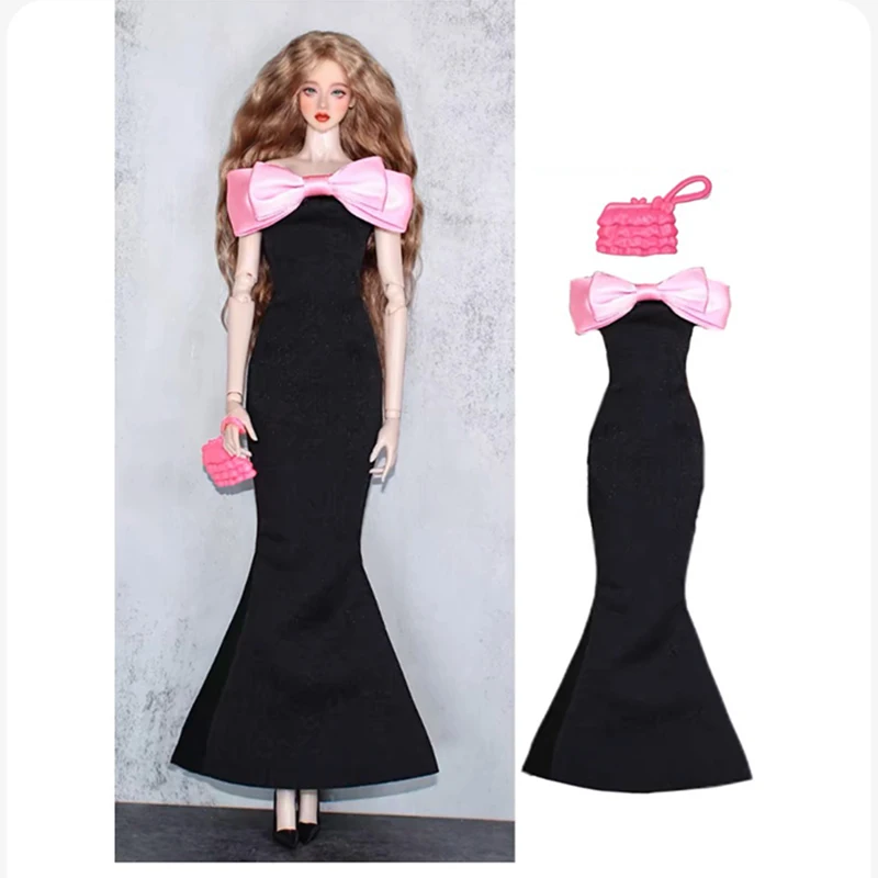 Fashion Doll Outfits Set For 30cm BJD Dolls Fur Coat Top Skirt Pretty Dress For 1/6 BB FR Doll Clothes DIY Accessories