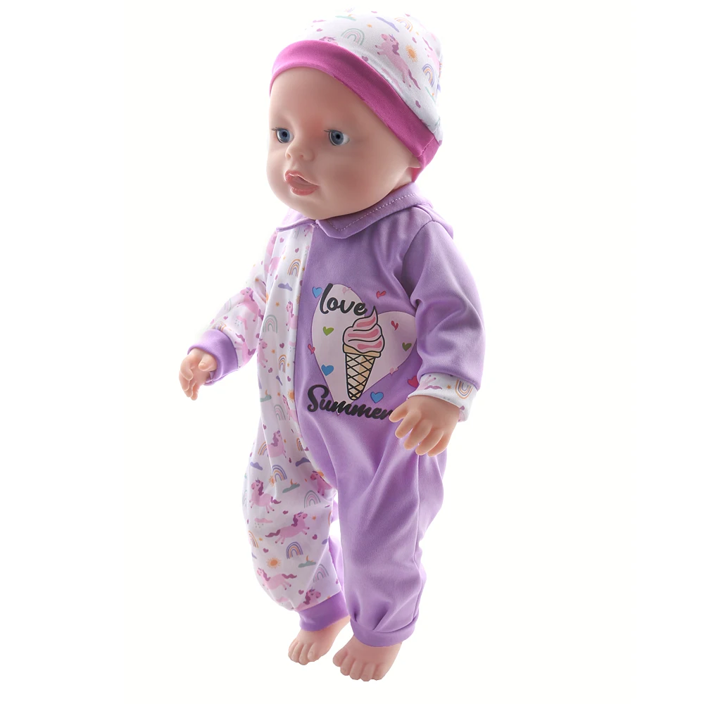 43CM and 18 Inch Doll Fashionable Jumpsuit Set, Suitable for Daily Fashionable Dressing of Dolls, Jumpsuit Set for 43CM Dolls