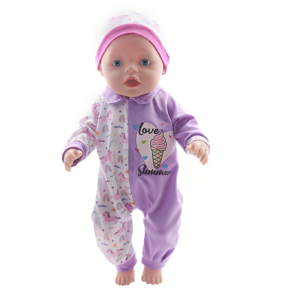 43CM and 18 Inch Doll Fashionable Jumpsuit Set, Suitable for Daily Fashionable Dressing of Dolls, Jumpsuit Set for 43CM Dolls