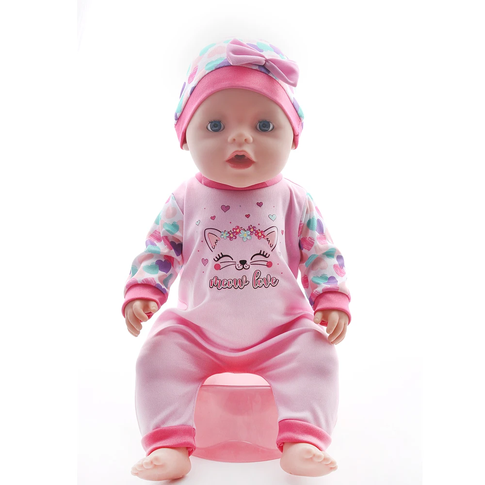 43CM and 18 Inch Doll Fashionable Jumpsuit Set, Suitable for Daily Fashionable Dressing of Dolls, Jumpsuit Set for 43CM Dolls