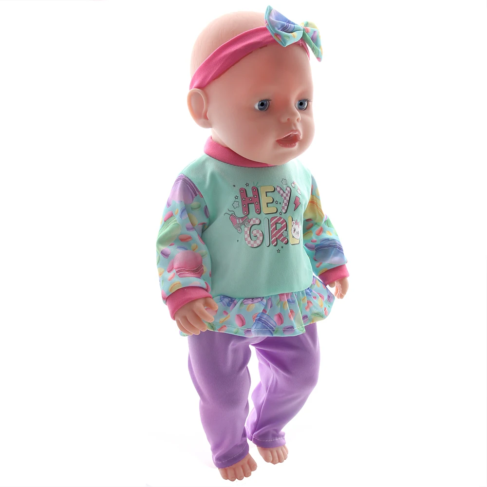 43CM and 18 Inch Doll Fashionable Jumpsuit Set, Suitable for Daily Fashionable Dressing of Dolls, Jumpsuit Set for 43CM Dolls