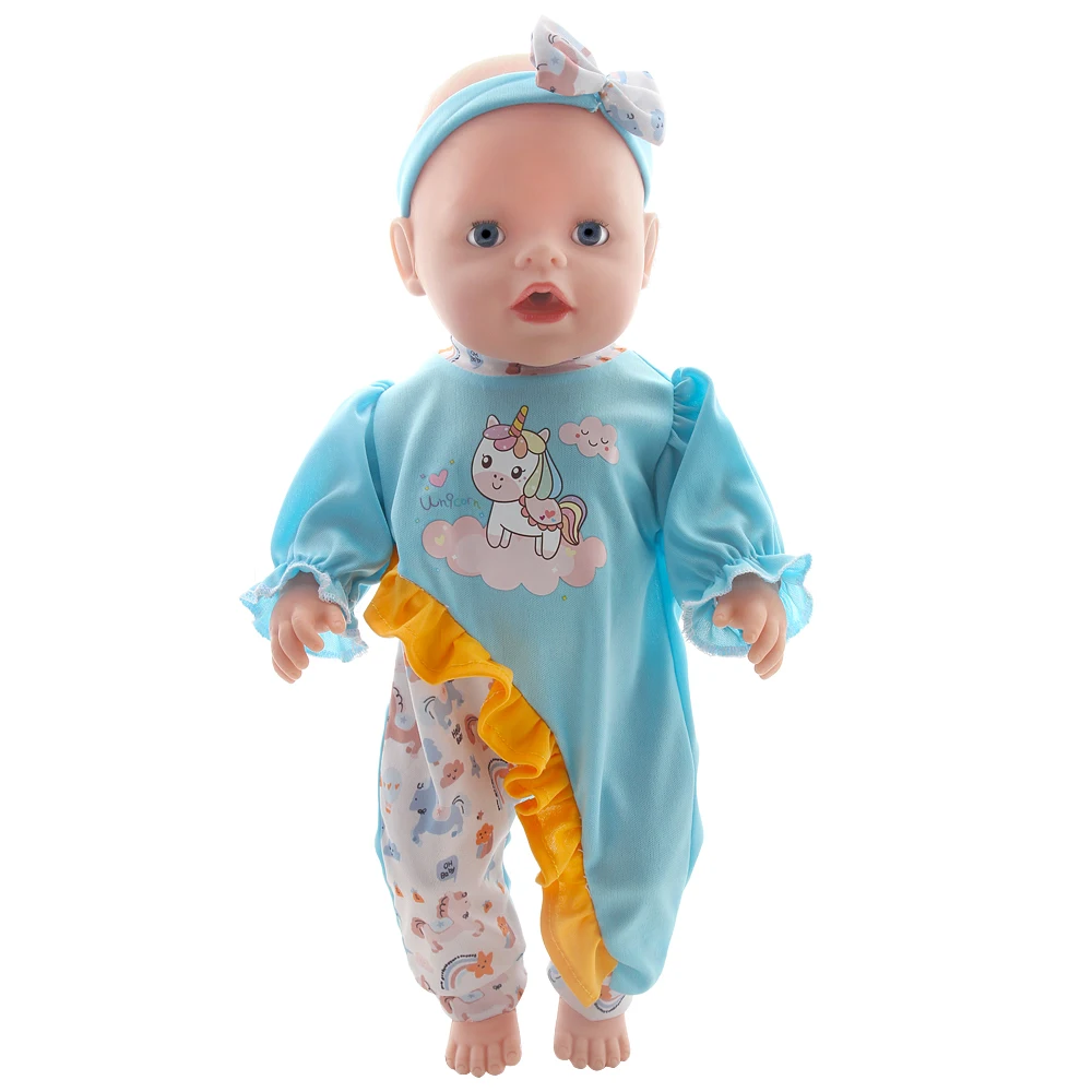 43CM and 18 Inch Doll Fashionable Jumpsuit Set, Suitable for Daily Fashionable Dressing of Dolls, Jumpsuit Set for 43CM Dolls