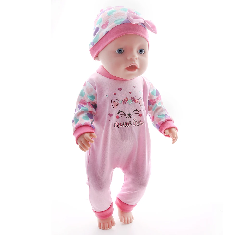 43CM and 18 Inch Doll Fashionable Jumpsuit Set, Suitable for Daily Fashionable Dressing of Dolls, Jumpsuit Set for 43CM Dolls