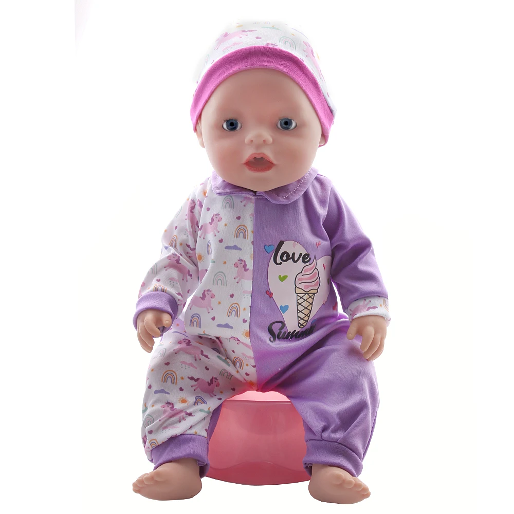 43CM and 18 Inch Doll Fashionable Jumpsuit Set, Suitable for Daily Fashionable Dressing of Dolls, Jumpsuit Set for 43CM Dolls