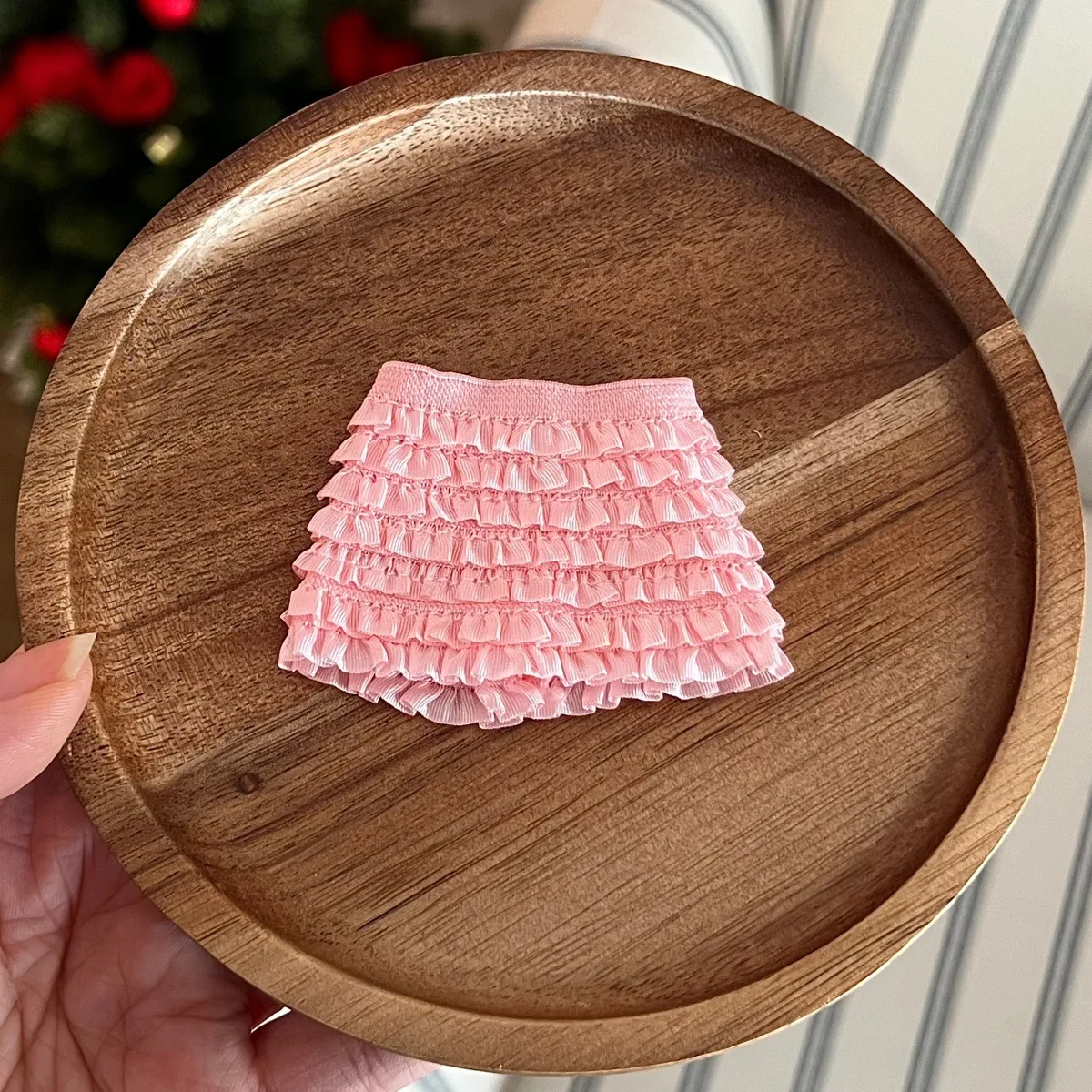 Sweet Summer Doll Clothes Lace Trim Pleated Skirt Fit Zsiga Cotton Doll Mini Doll Dress Up Outfit Photography Accessories