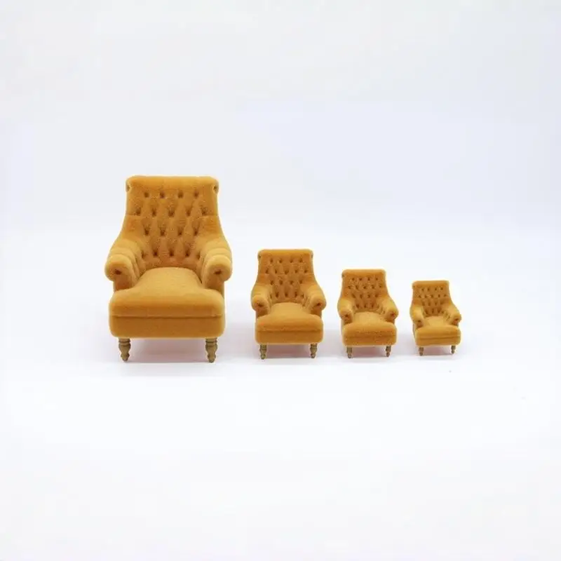 1 piece of furniture scene decoration mini single sofa chair 1:12/1:20/1:25/1:30 ratio