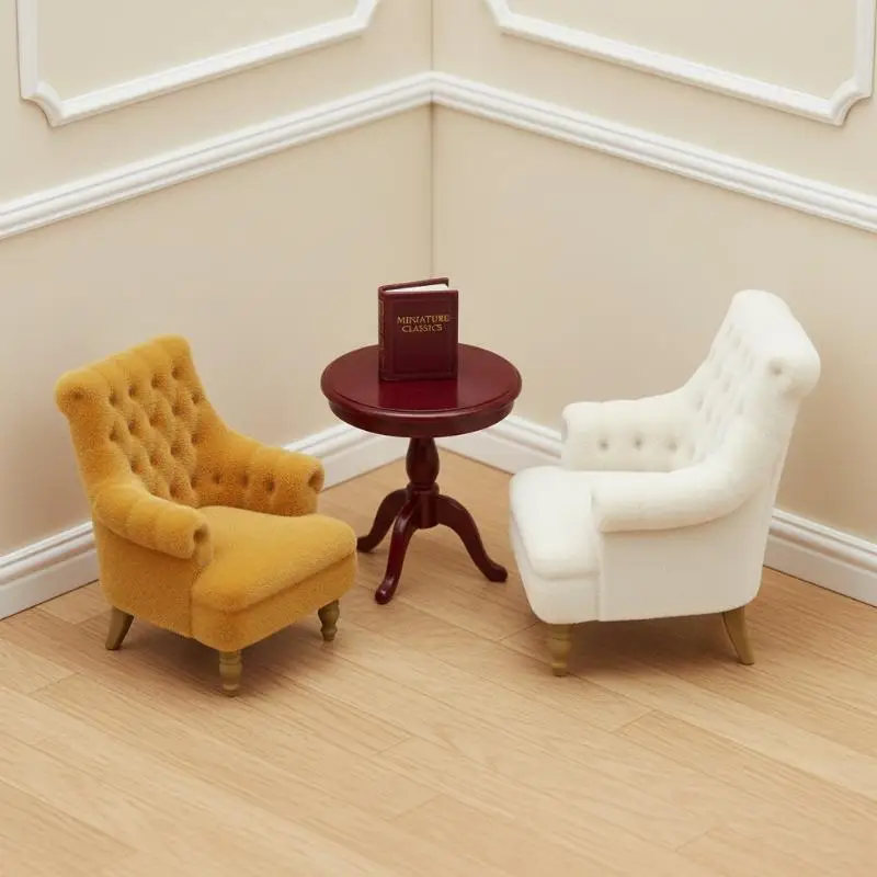 1 piece of furniture scene decoration mini single sofa chair 1:12/1:20/1:25/1:30 ratio