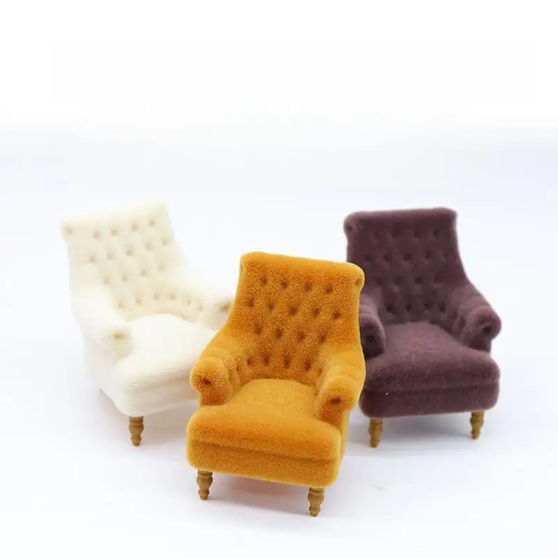 1 piece of furniture scene decoration mini single sofa chair 1:12/1:20/1:25/1:30 ratio