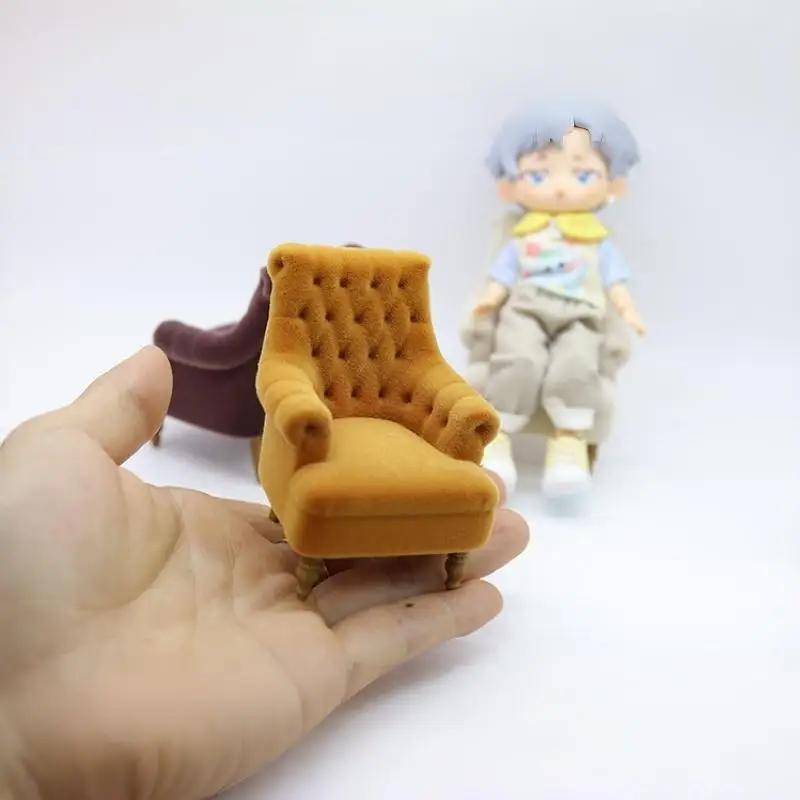 1 piece of furniture scene decoration mini single sofa chair 1:12/1:20/1:25/1:30 ratio