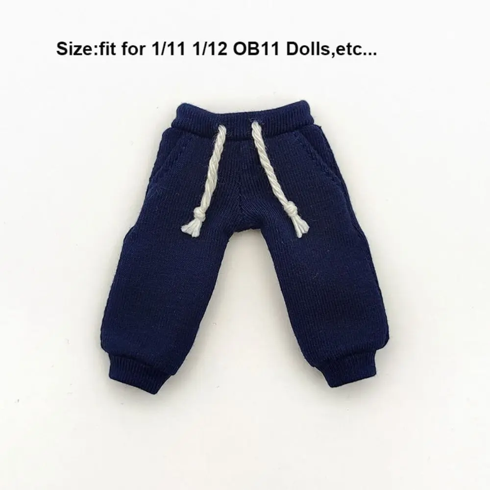 Fashion Doll Pants Casual Long Pocket Leisure Rope Clothes Doll Clothes Accessories 8 Colors Doll Sport Trousers