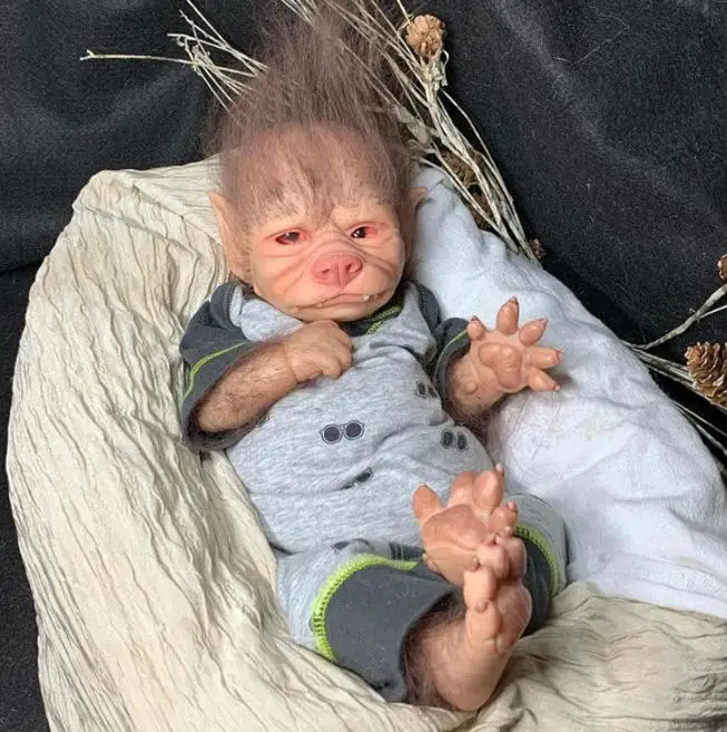 NPK 19 Inches Reborn Robbie Unpainted Unassembled Unfinished Doll Parts DIY Blank Reborn Doll Kit