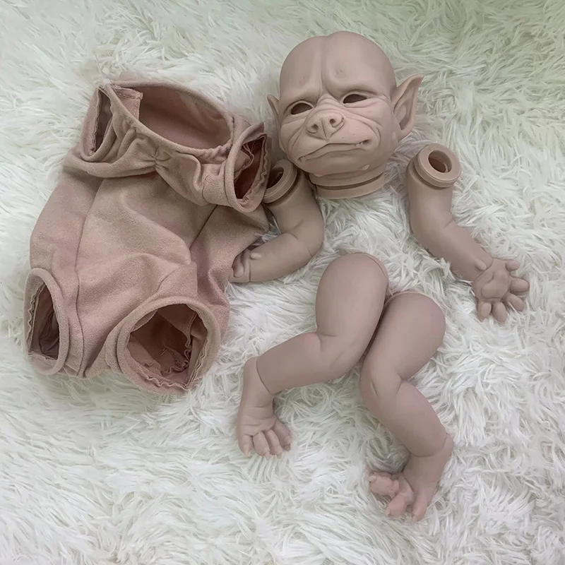 NPK 19 Inches Reborn Robbie Unpainted Unassembled Unfinished Doll Parts DIY Blank Reborn Doll Kit
