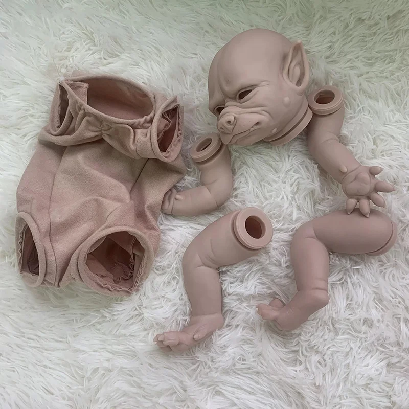 NPK 19 Inches Reborn Robbie Unpainted Unassembled Unfinished Doll Parts DIY Blank Reborn Doll Kit