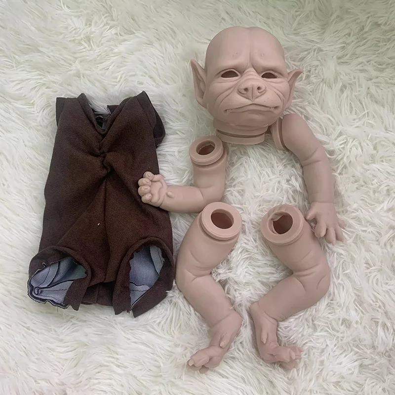 NPK 19 Inches Reborn Robbie Unpainted Unassembled Unfinished Doll Parts DIY Blank Reborn Doll Kit