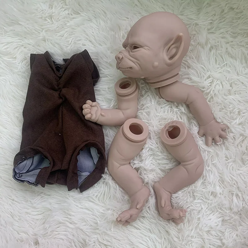 NPK 19 Inches Reborn Robbie Unpainted Unassembled Unfinished Doll Parts DIY Blank Reborn Doll Kit
