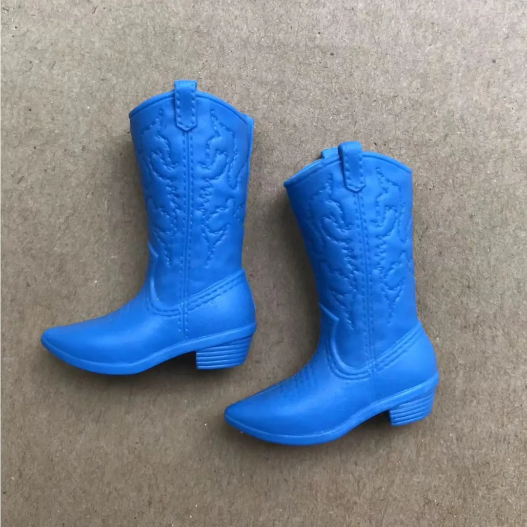 Colorful 1/6 Licca Doll Shoes for Female Dolls Blue White Green Purple Red Boots Decorative Doll Parts Accessories