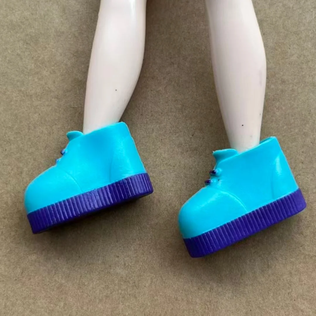 Colorful 1/6 Licca Doll Shoes for Female Dolls Blue White Green Purple Red Boots Decorative Doll Parts Accessories