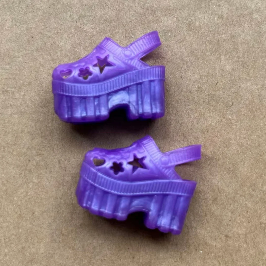 Colorful 1/6 Licca Doll Shoes for Female Dolls Blue White Green Purple Red Boots Decorative Doll Parts Accessories