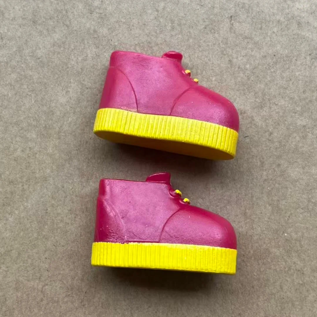 Colorful 1/6 Licca Doll Shoes for Female Dolls Blue White Green Purple Red Boots Decorative Doll Parts Accessories
