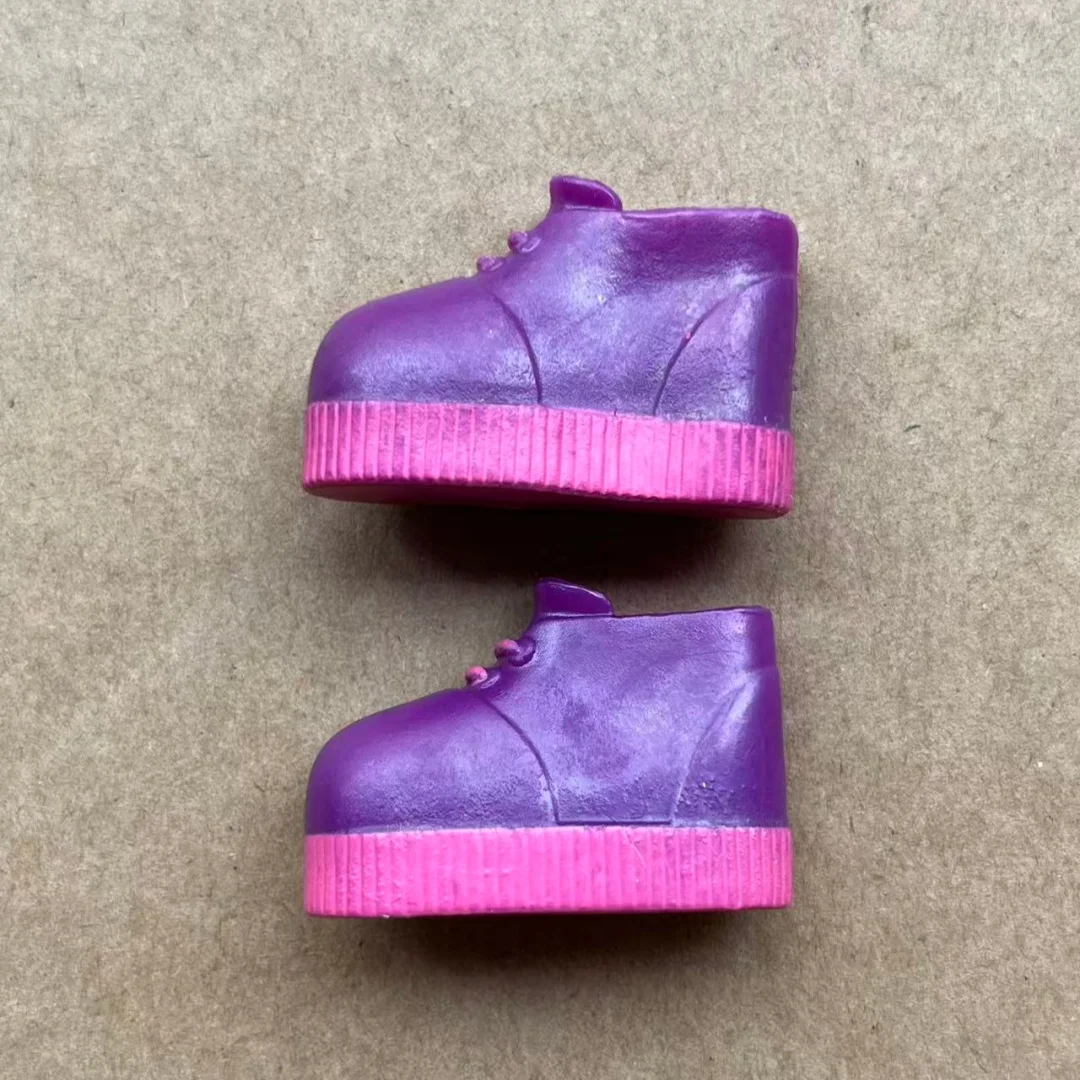 Colorful 1/6 Licca Doll Shoes for Female Dolls Blue White Green Purple Red Boots Decorative Doll Parts Accessories