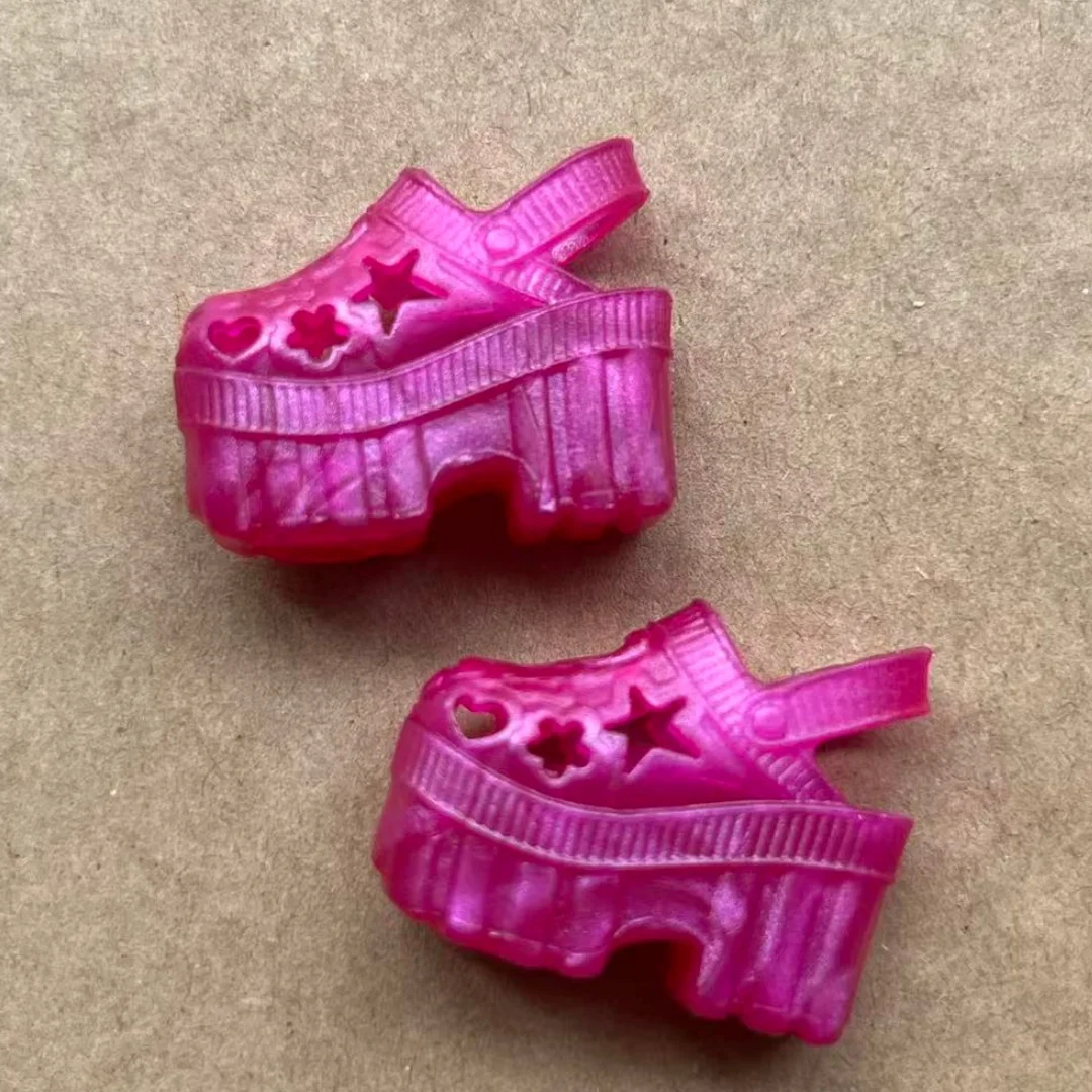 Colorful 1/6 Licca Doll Shoes for Female Dolls Blue White Green Purple Red Boots Decorative Doll Parts Accessories