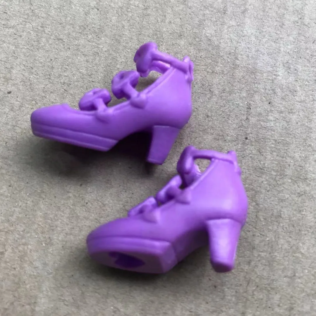 Colorful 1/6 Licca Doll Shoes for Female Dolls Blue White Green Purple Red Boots Decorative Doll Parts Accessories