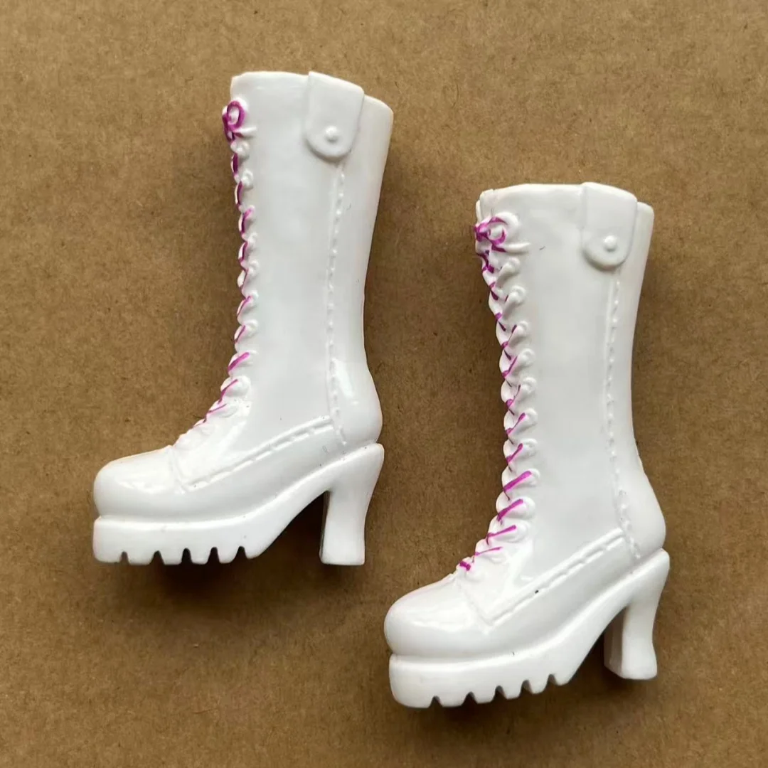 Colorful 1/6 Licca Doll Shoes for Female Dolls Blue White Green Purple Red Boots Decorative Doll Parts Accessories