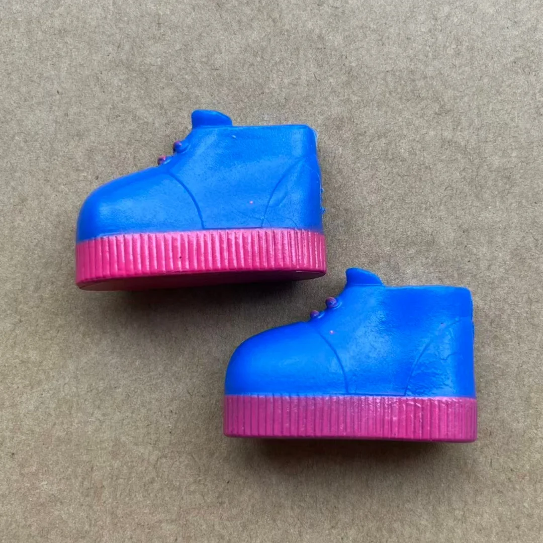 Colorful 1/6 Licca Doll Shoes for Female Dolls Blue White Green Purple Red Boots Decorative Doll Parts Accessories