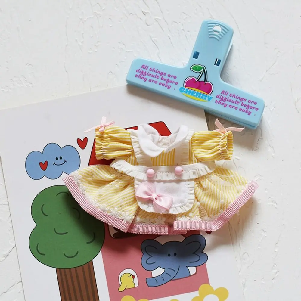 High Quality Handmade Lovely Clothes Cute Lolita Dolls Clothes 5 Colors Princess Dress For 10cm Cotton