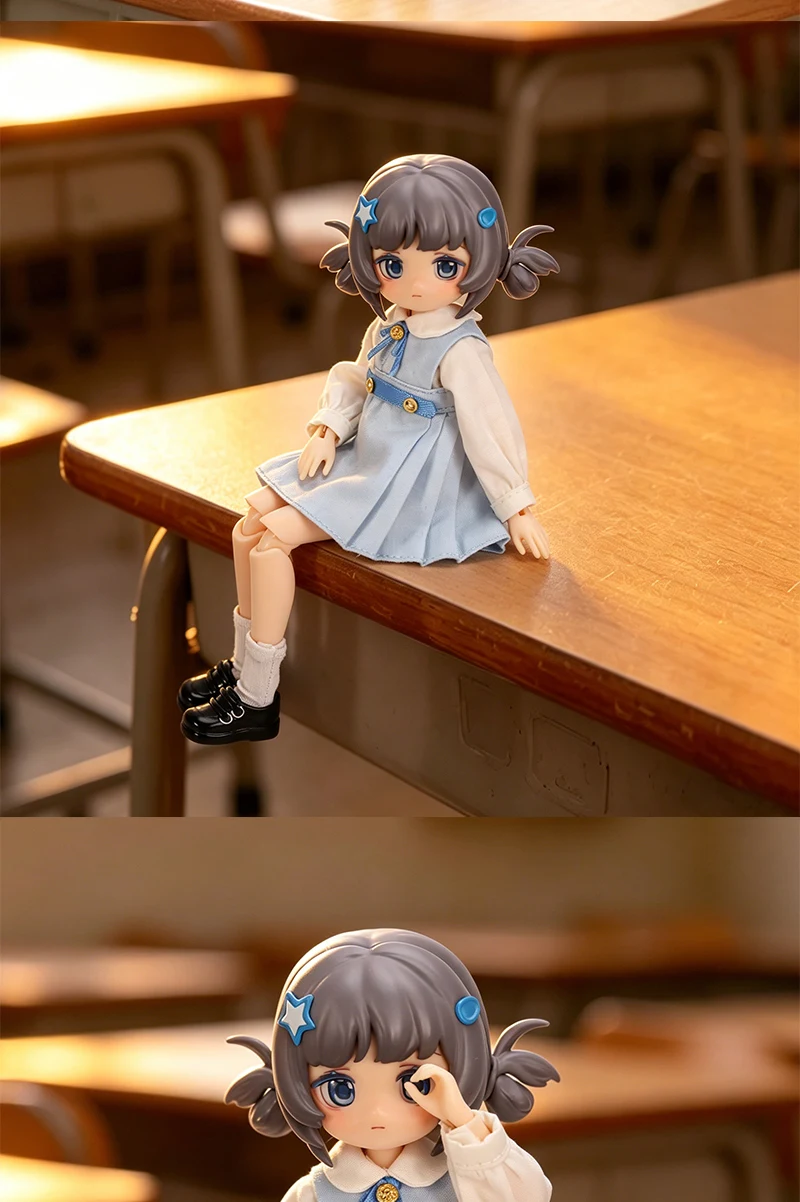 OB11 Academy Style Suit 1/12 BJD YMY Kindergarten Dress Two-Piece Set Freestyle Design Doll Clothes Multiple Colors Optional