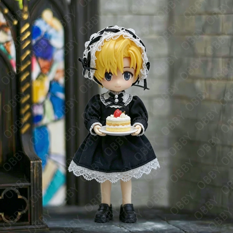 For Obitsu 11 Doll Lolita Style Princess Dress For OB11 1/12 Gsc Molly YMY Asi 2.0 Body9 P11 Doll Cloth NAGI Doll Outfit Clothes