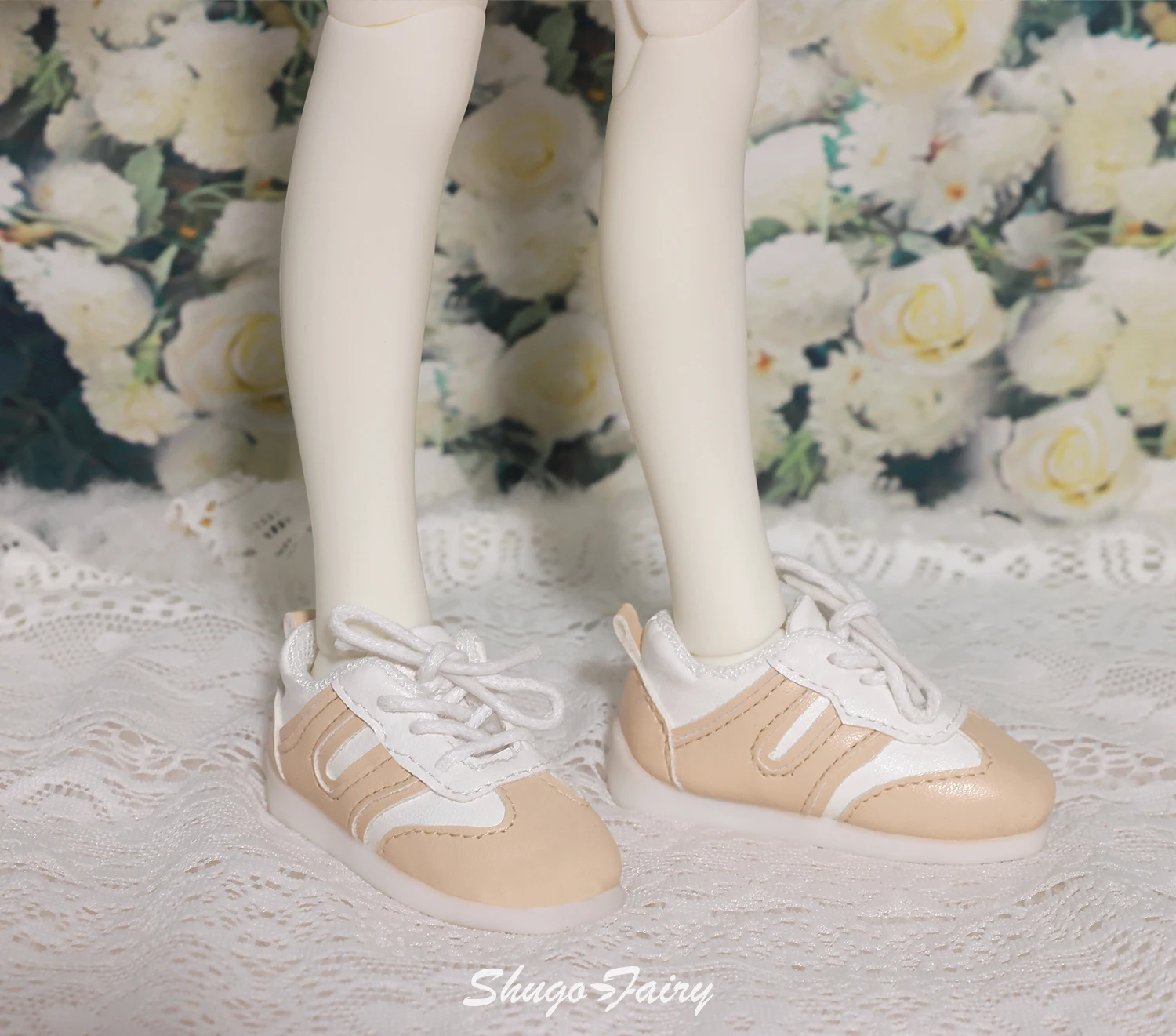 Shuga Fairy Bjd Shoes 1/4 Toy Flat Sport Shoes Adjustable Shoelace 6 Colors WX4-427 Ball Jointed Doll Accessories