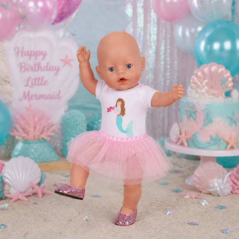 Cute dance costume suit For American 18 Inch Girl Doll Clothes & 43 CM Born Baby Items & Our Generation & 42 cm Nenuco