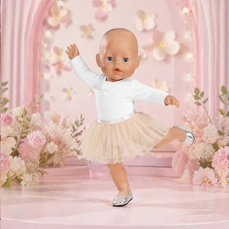 Cute dance costume suit For American 18 Inch Girl Doll Clothes & 43 CM Born Baby Items & Our Generation & 42 cm Nenuco