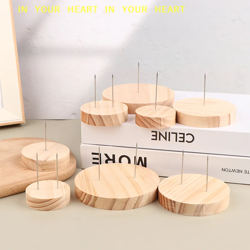 【X】Wooden Figure Animal Action Suppprt Base Display Stand Holder Crochet Stands Rack Support Storage Base