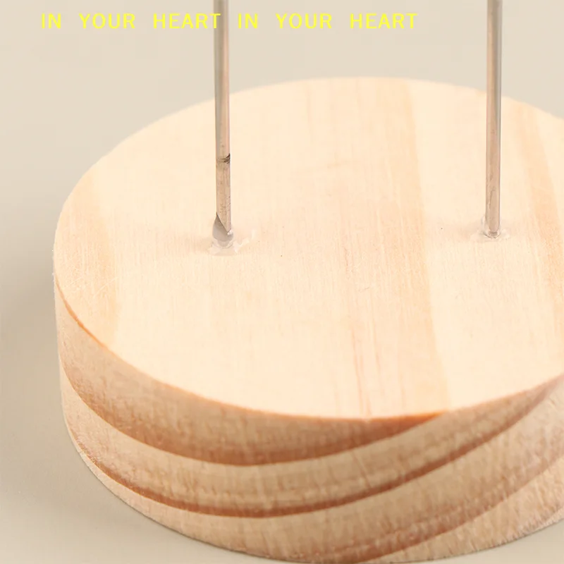 【X】Wooden Figure Animal Action Suppprt Base Display Stand Holder Crochet Stands Rack Support Storage Base