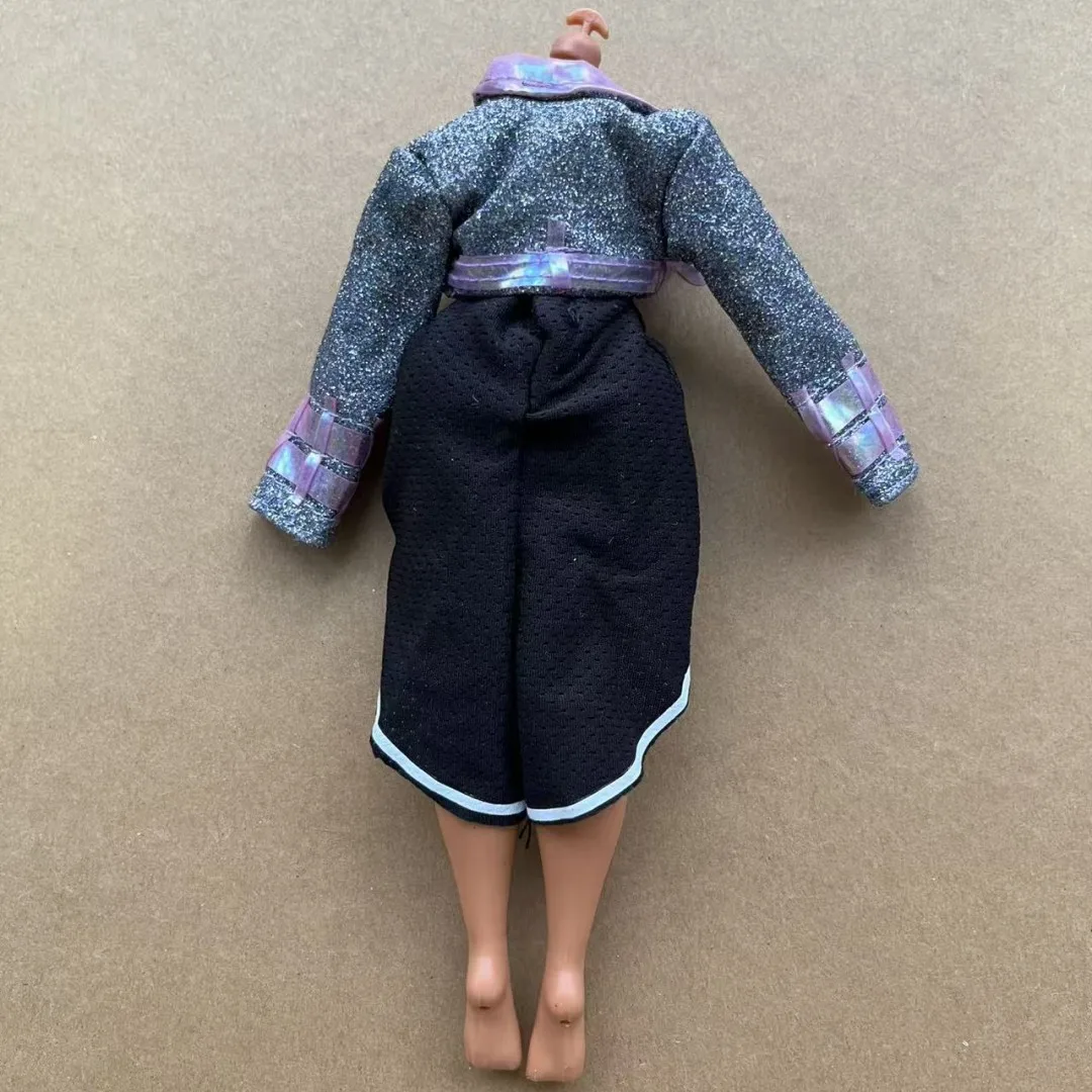 1/6 Scale Big Fashion Sister Rainbow Doll Clothing Set with Dress Coat Pants Socks - Female Doll Accessories
