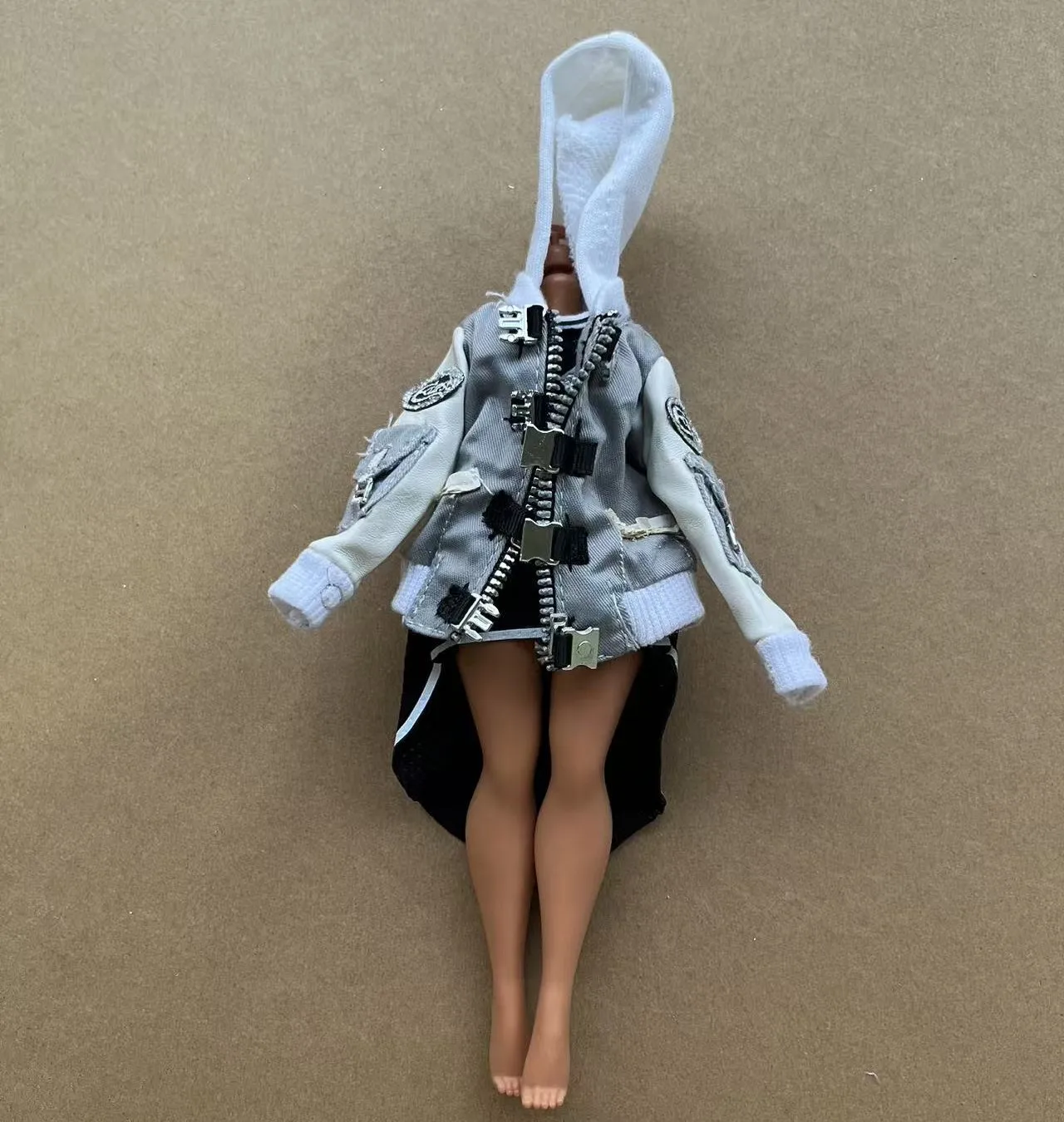 1/6 Scale Big Fashion Sister Rainbow Doll Clothing Set with Dress Coat Pants Socks - Female Doll Accessories