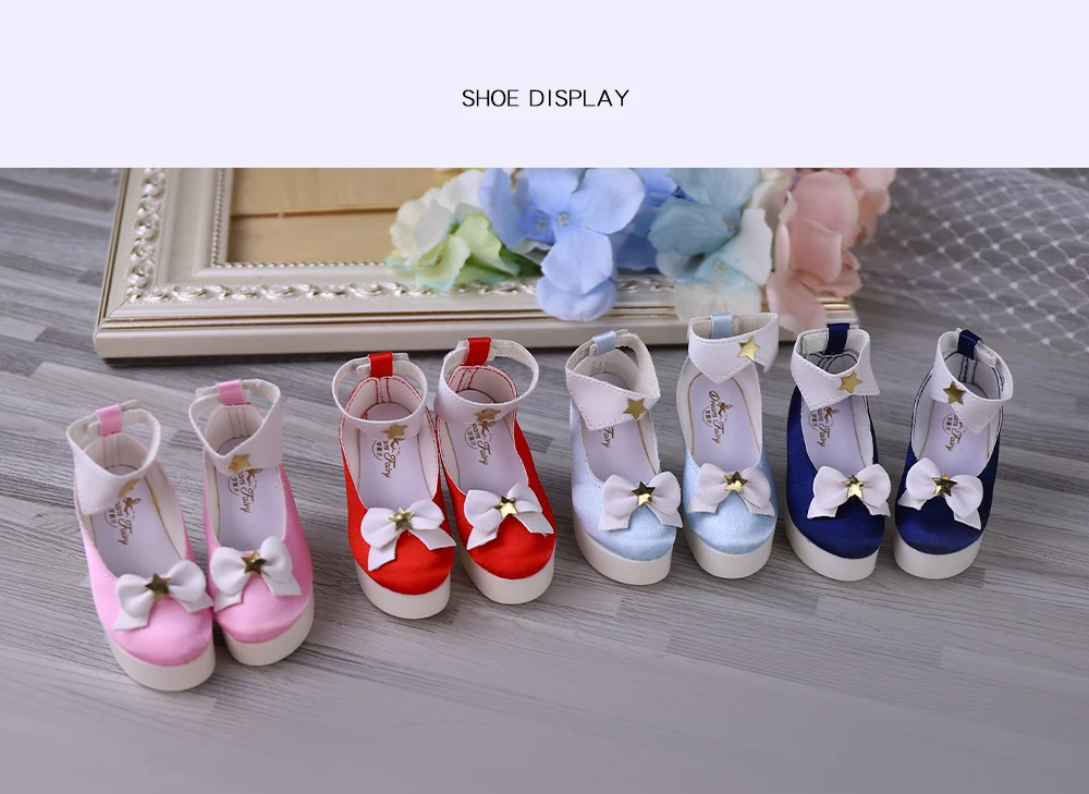 Dream Fairy Shoes For 1/3 BJD Suit for SCG Doll 7cm Size Foot Cute DBS Accessories