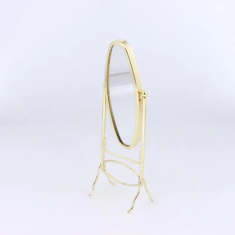 Dollhouse Mirror 1/12 Simulation Dressing Vertical Miniature Furniture Decoration Accessories Gift