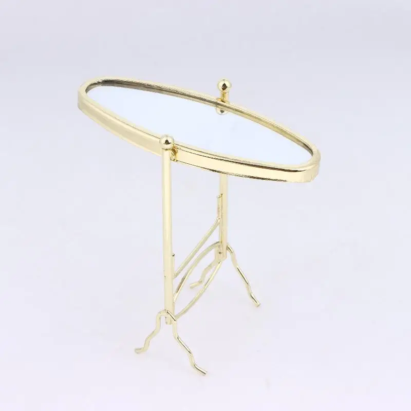 Dollhouse Mirror 1/12 Simulation Dressing Vertical Miniature Furniture Decoration Accessories Gift