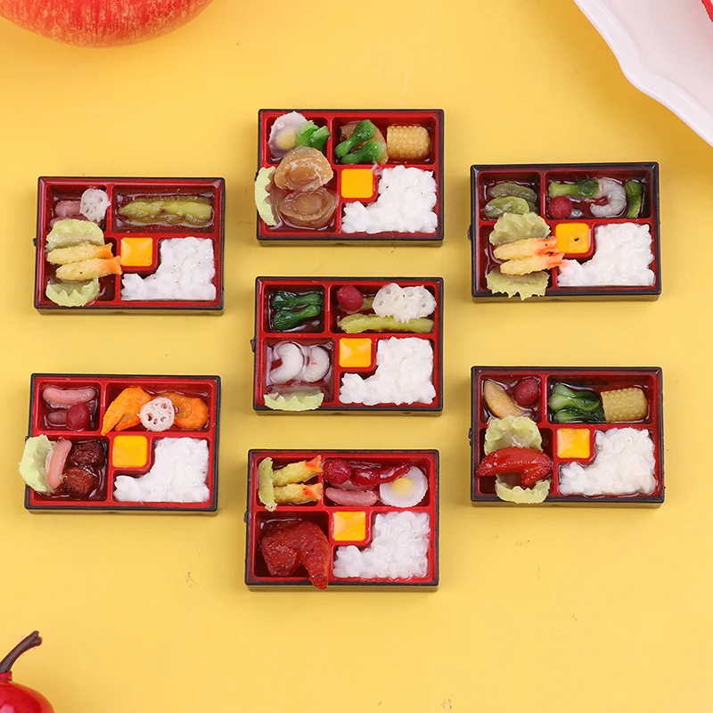 1:12 Dollhouse Japanese Fast Food Box rice sake Food Kitchen Decor Toy[S15][S15]