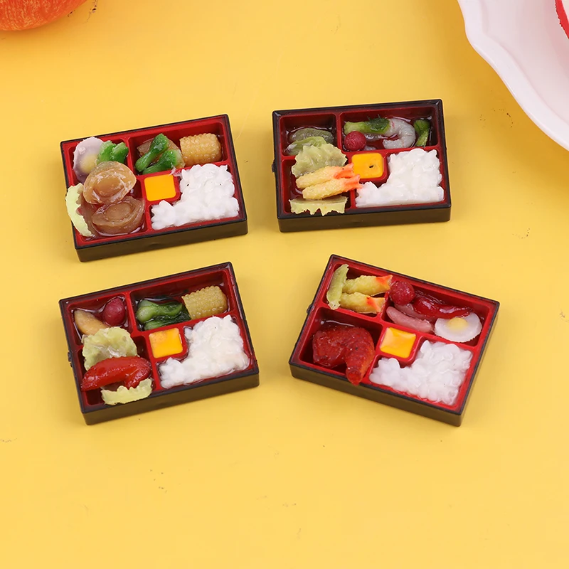 1:12 Dollhouse Japanese Fast Food Box rice sake Food Kitchen Decor Toy[S15][S15]