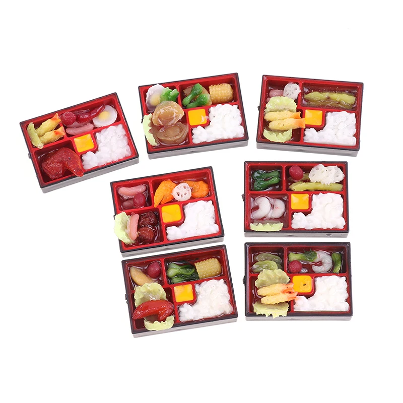1:12 Dollhouse Japanese Fast Food Box rice sake Food Kitchen Decor Toy[S15][S15]