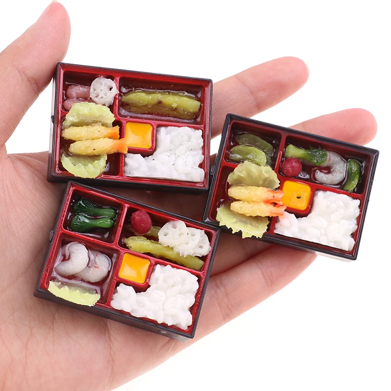 1:12 Dollhouse Japanese Fast Food Box rice sake Food Kitchen Decor Toy[S15][S15]