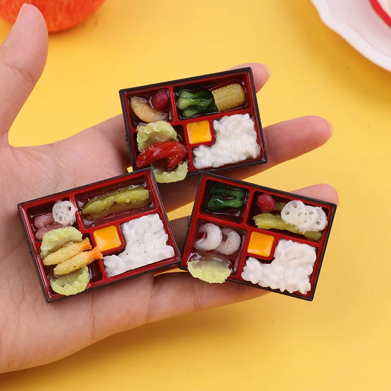 1:12 Dollhouse Japanese Fast Food Box rice sake Food Kitchen Decor Toy[S15][S15]