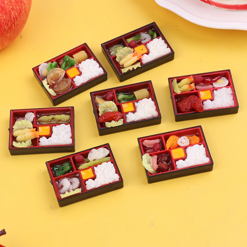 1:12 Dollhouse Japanese Fast Food Box rice sake Food Kitchen Decor Toy[S15][S15]